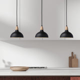 Oak Taklampa Ø19 Ljus Trä/Svart