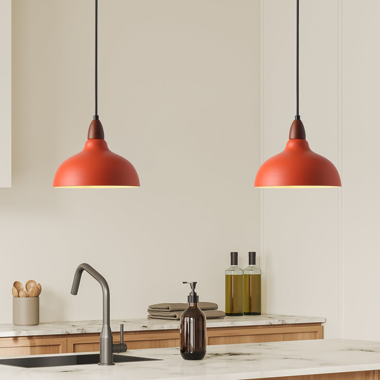 Oak Pendel Ø24 Orange