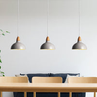 Oak Pendel Ø19 Glossy Grå