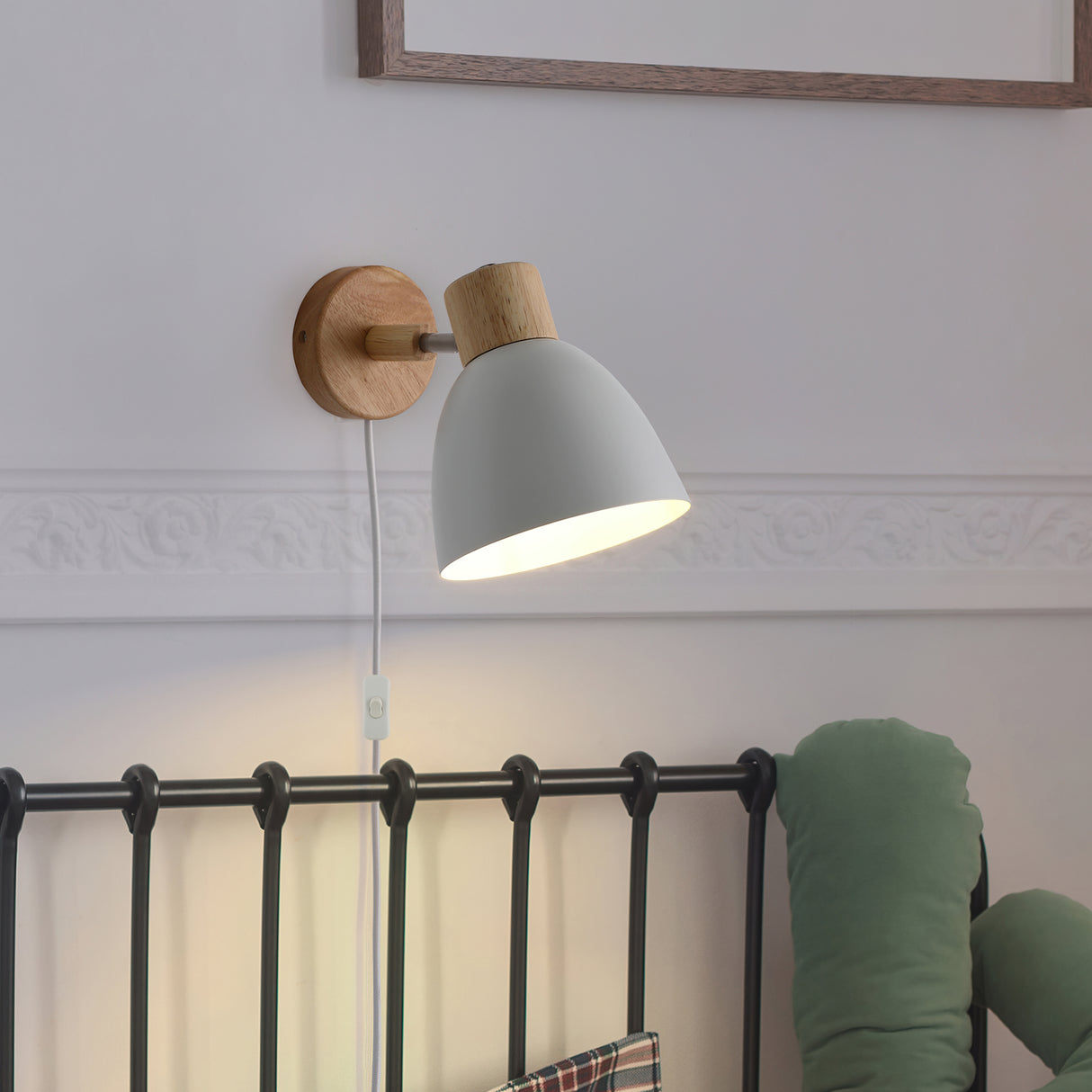 Pino Vegglampe Hvit