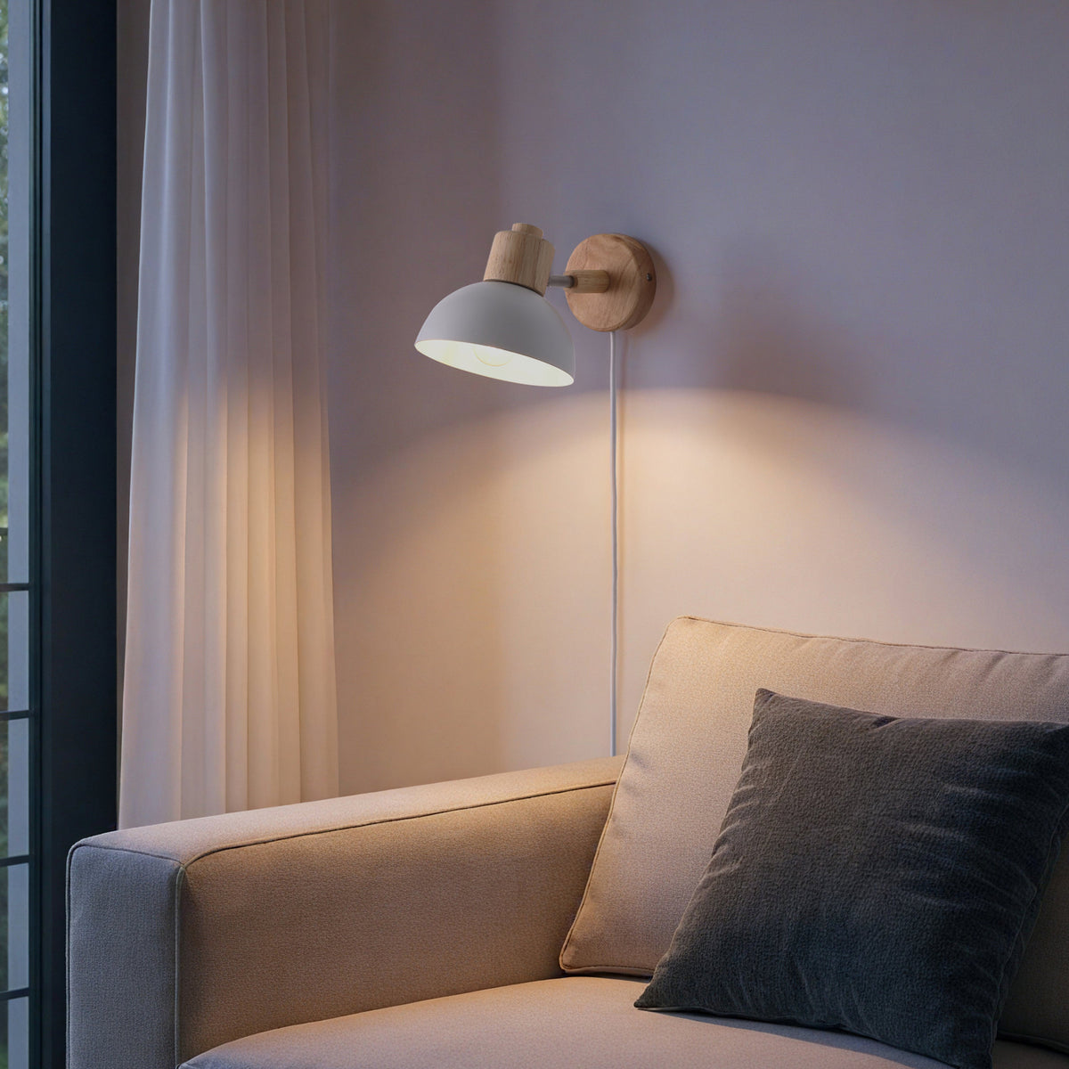 Boom Vegglampe
