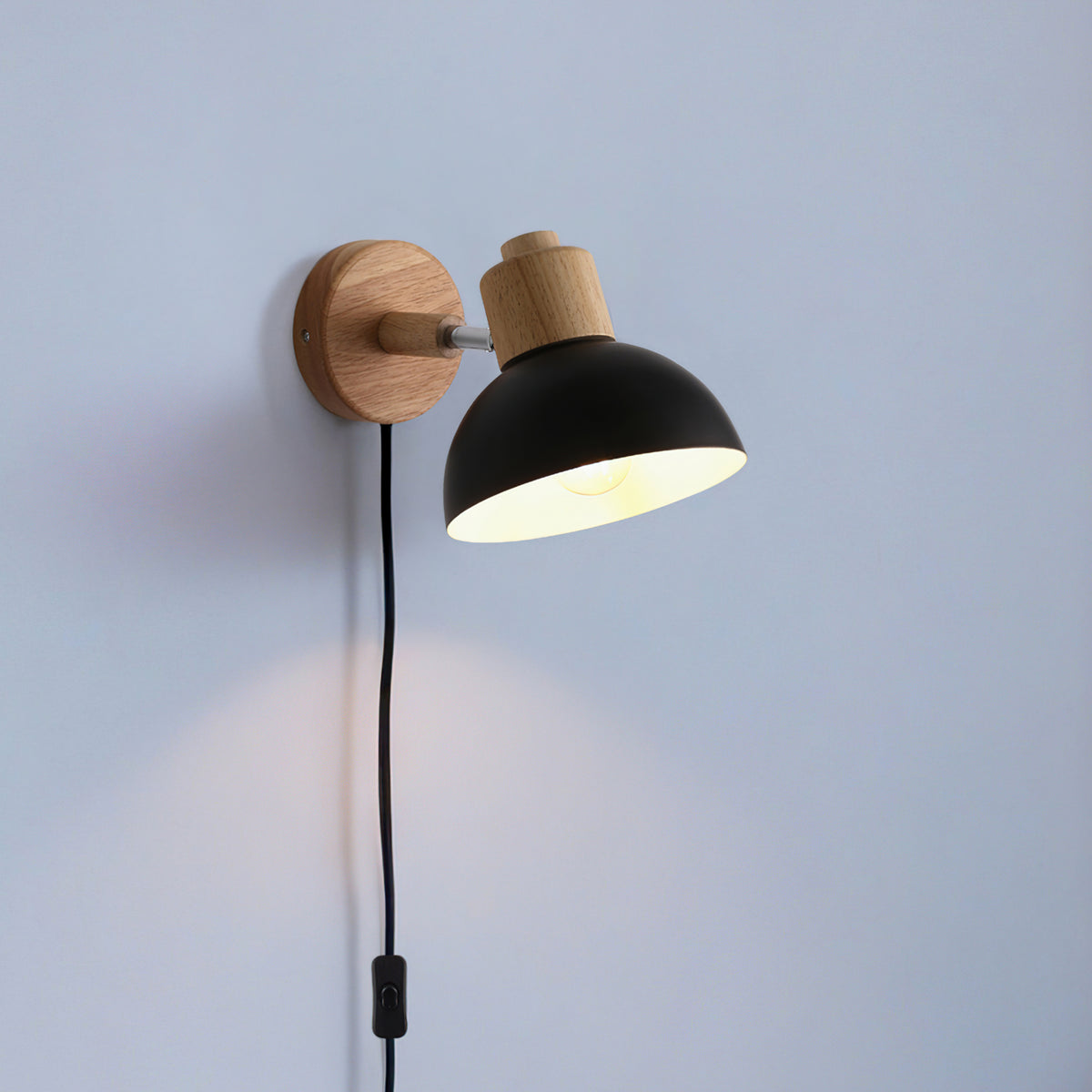 Boom Vegglampe Svart