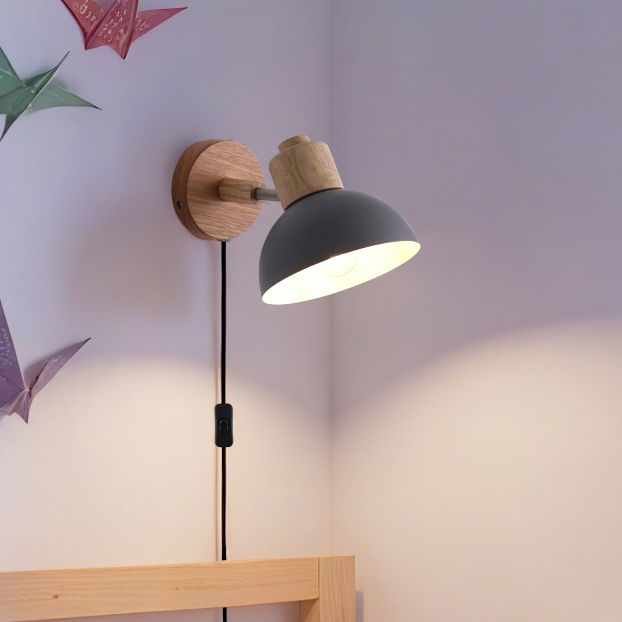 Boom Vegglampe Grå