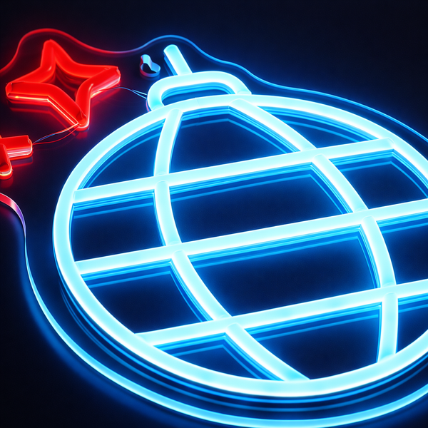Disco Ball Neon Vegglampe