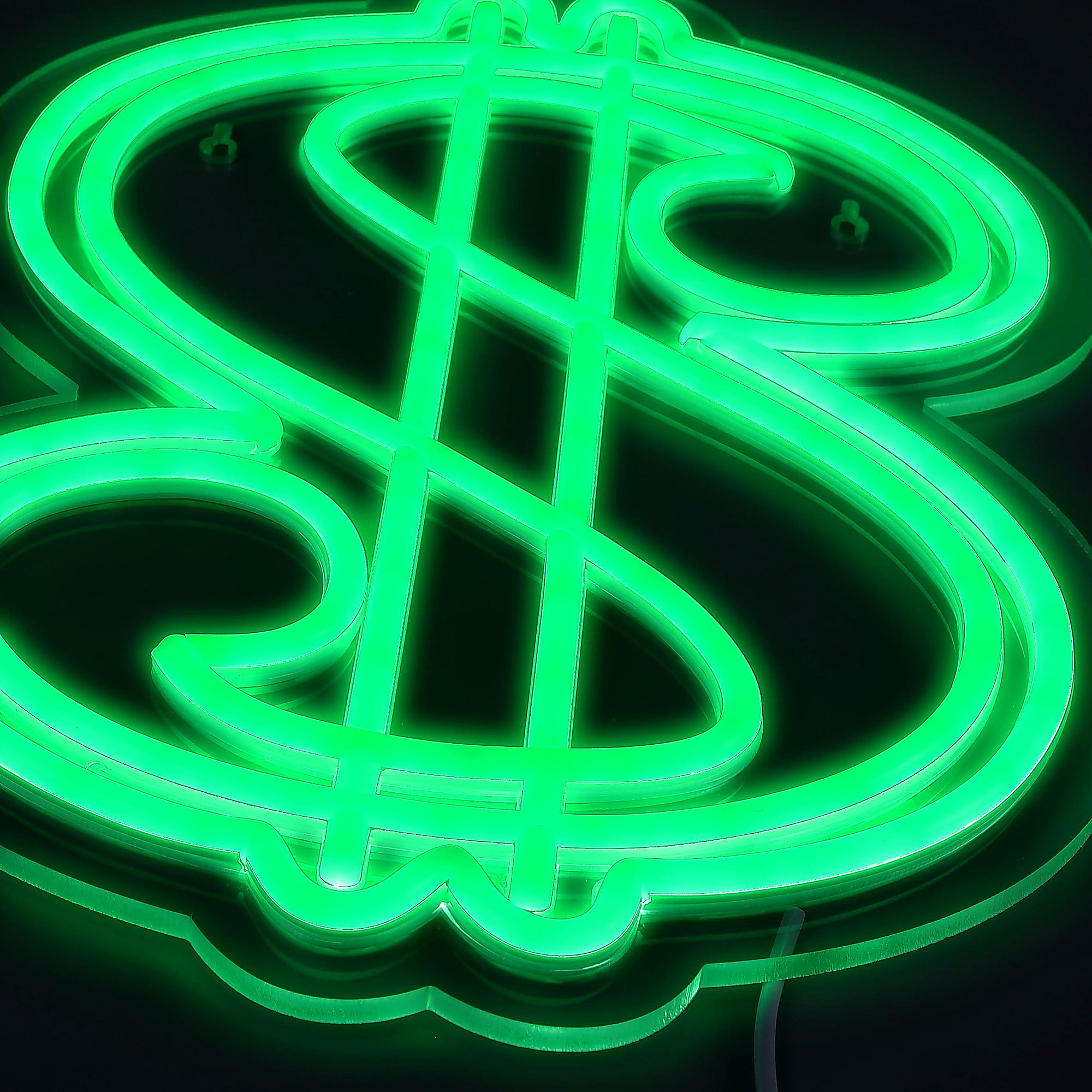 Dollartegn Neon Vegglampe
