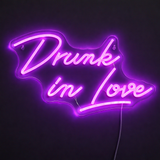 Drunk in Love Neon Vegglampe