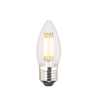 8 x LED E27 4W B35 Dimbar Klar