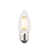 15 x LED E27 4W B35 Dimbar Klar