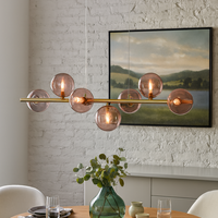 Bubbles Langbordspendel 90cm Rosa