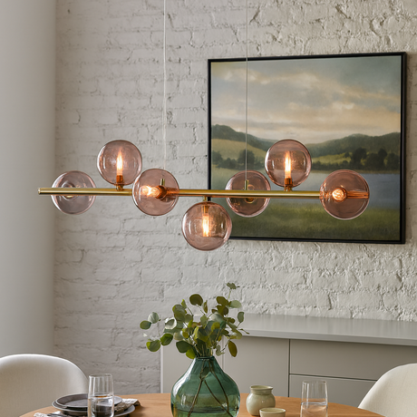 Bubbles Langbordspendel 90cm Pink-Nordic Seasons-OutletLamper.dk