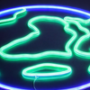 Earth Neon Vegglampe
