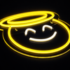 Emoji Angel Vegglampe