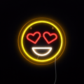 Emoji Love Neonskilt