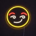 Emoji Flirty Neonskilt