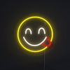 Emoji Yummy Neon Vägglampa-Lampconcept.se