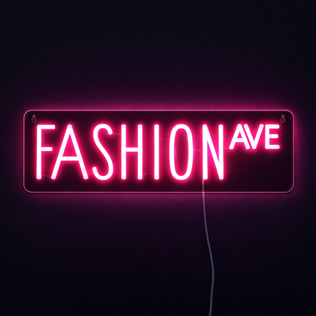 Fashion Avenue Neon Vegglampe