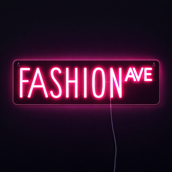 Fashion Avenue Neon Vegglampe