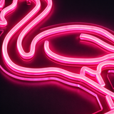 Flamingo Neon Vegglampe