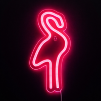 Flamingo Neon Vegglampe
