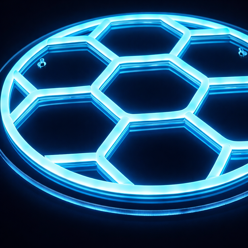 Football Neon Vegglampe