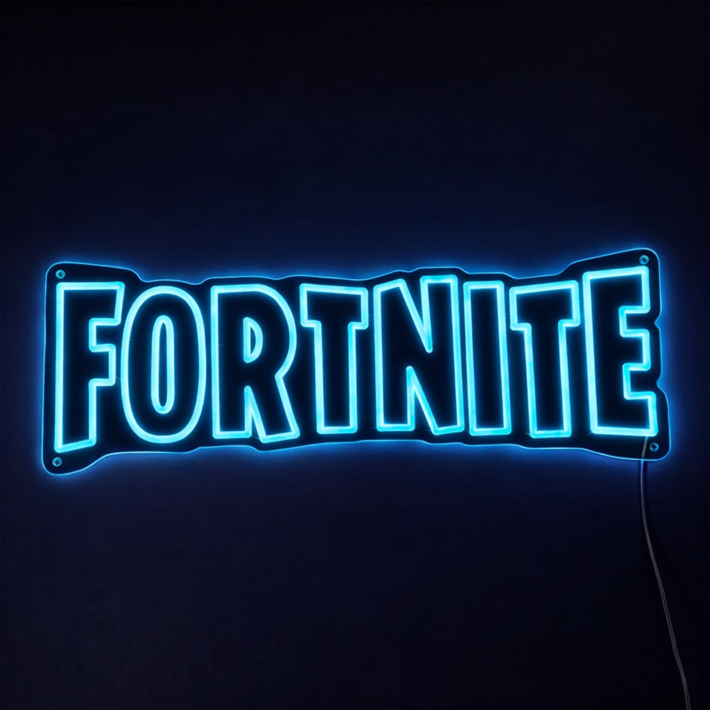 Fortnite Neon Vegglampe