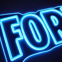 Fortnite Neon Vegglampe