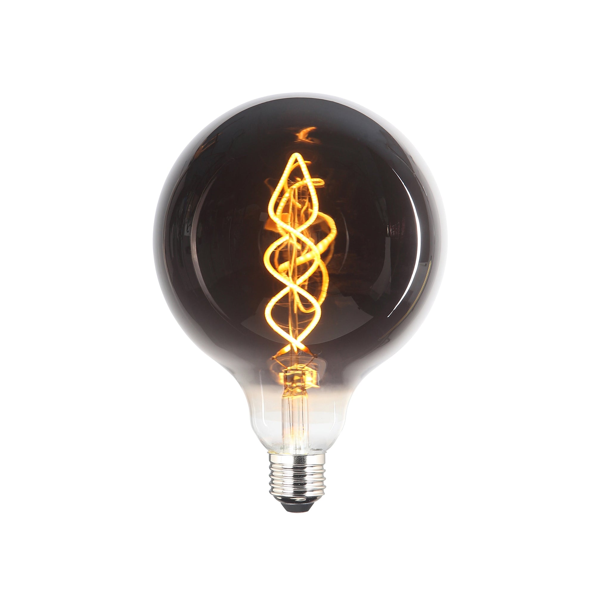 LED E27 G125 Spiral Smoke Dimbar-Lampconcept.se