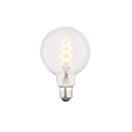 LED 4W G95 Spiral Klar Dimbar (E27)-Lampconcept.se