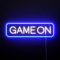 Game On Neon Vegglampe