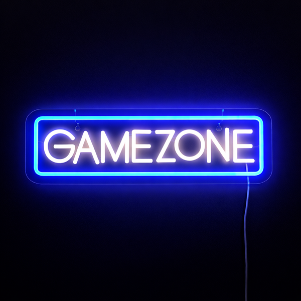 Game Zone Neon Vegglampe