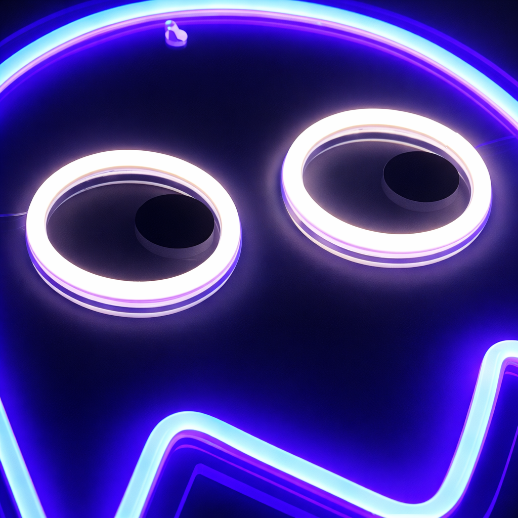 Ghost Neon Vegglampe