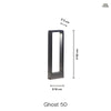 Ghost LED Hagelampe 50cm