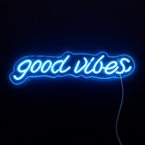 Good Vibes Neon Vegglampe