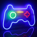 Joystick Neonskilt Blå