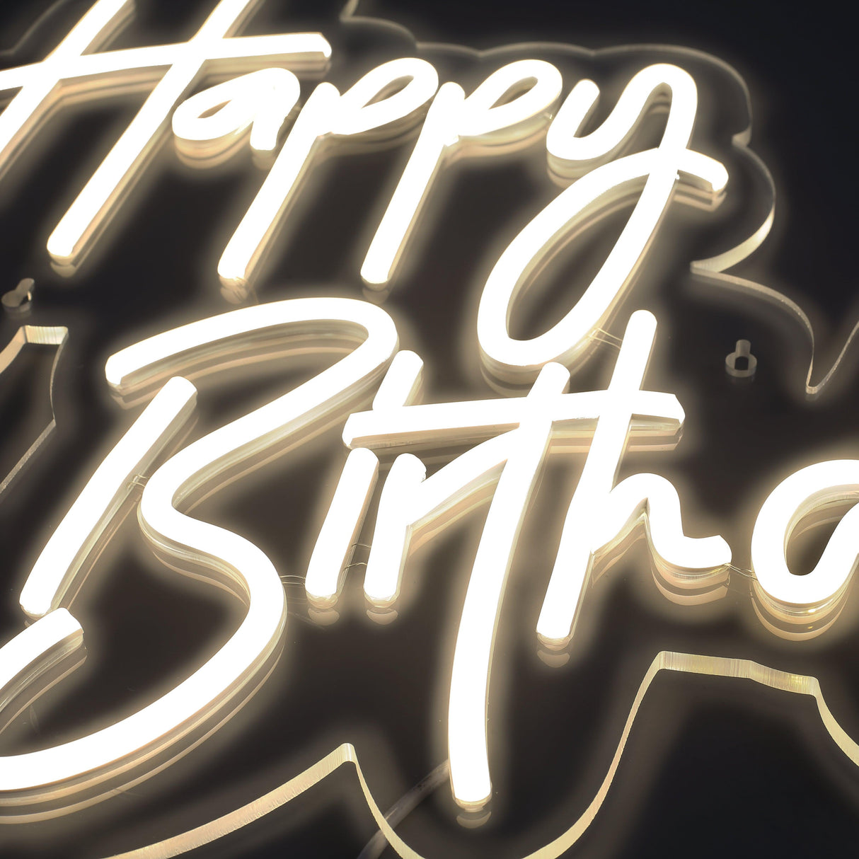 Happy Birthday Neon Vegglampe