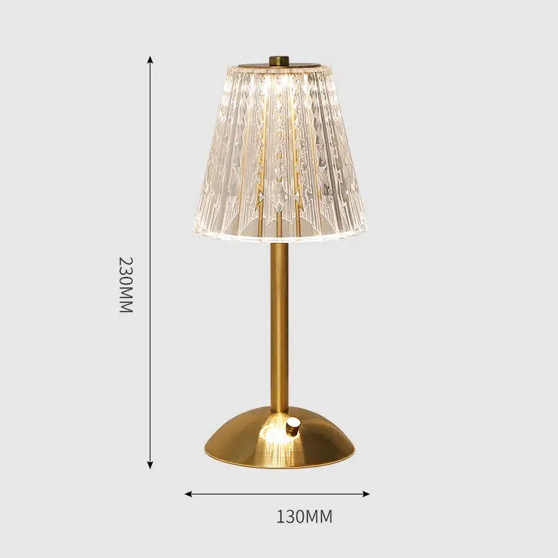 Castel LED Sladdlös Bordslampa Mässing-Lampconcept.se