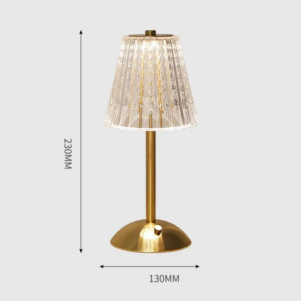 Castel LED Sladdlös Bordslampa Mässing-Lampconcept.se