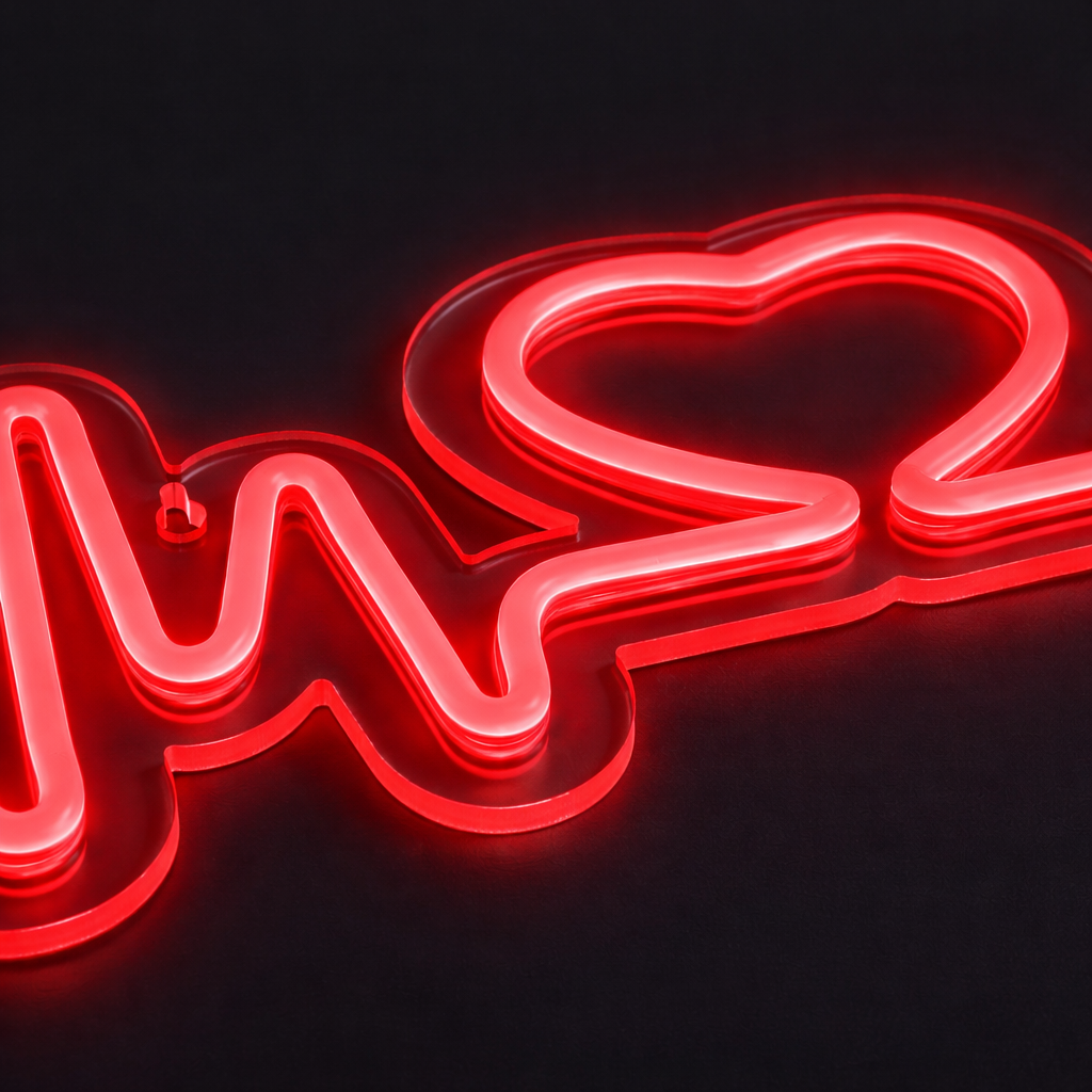 Heartbeat Neonskilt
