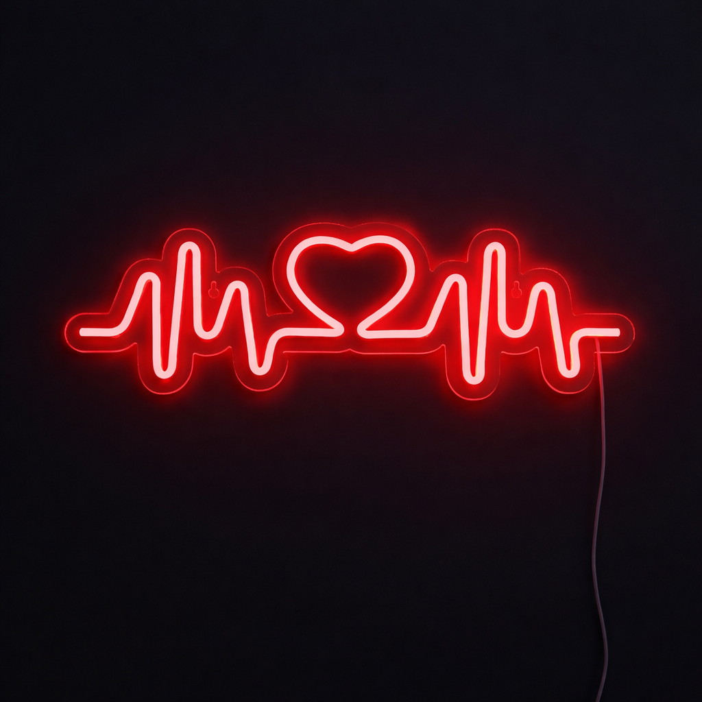 Heartbeat Neonskilt