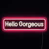 Hello Gorgeous Neon Vegglampe