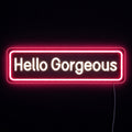 Hello Gorgeous Neonskilt