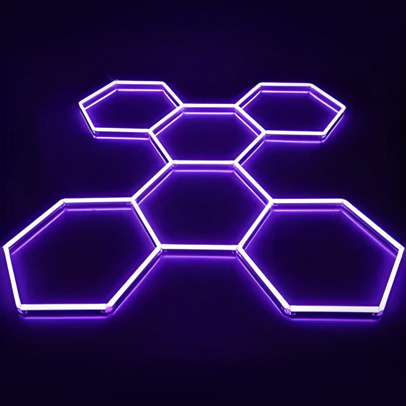 Hexagon Garage LED 5-Set 6500K RGB
