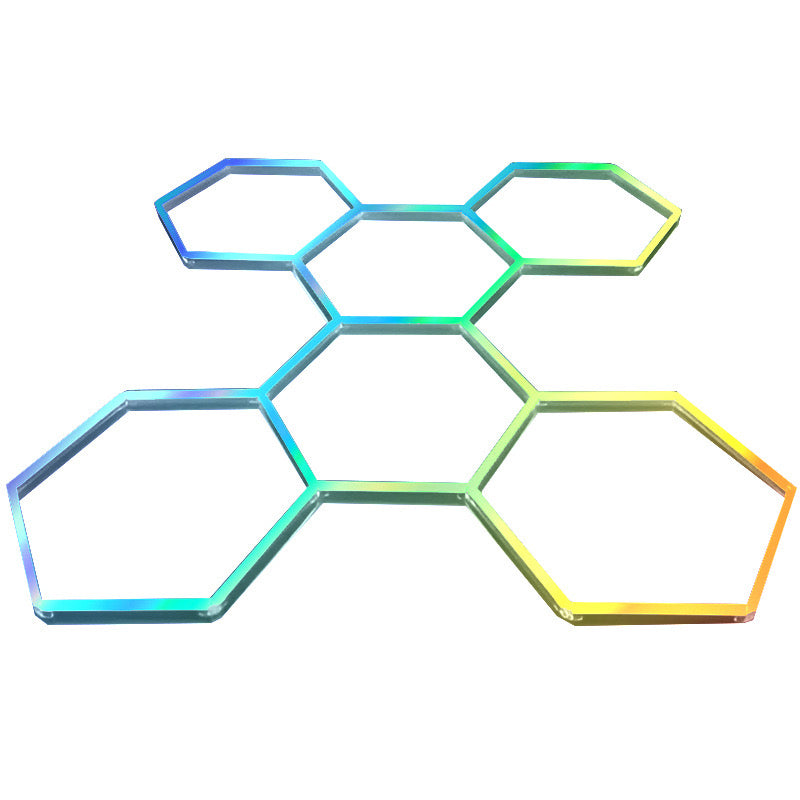 Hexagon Garage LED 5-Set 6500K RGB