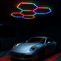 Hexagon Garage LED 5-Set 6500K RGB