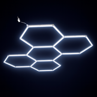 Hexagon Garasje LED 5-Sett 6500K
