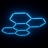 Hexagon Garage LED 5-Set 6500K RGB