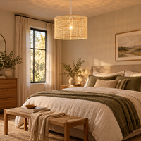 Nest Rattan Taklampe Ø40