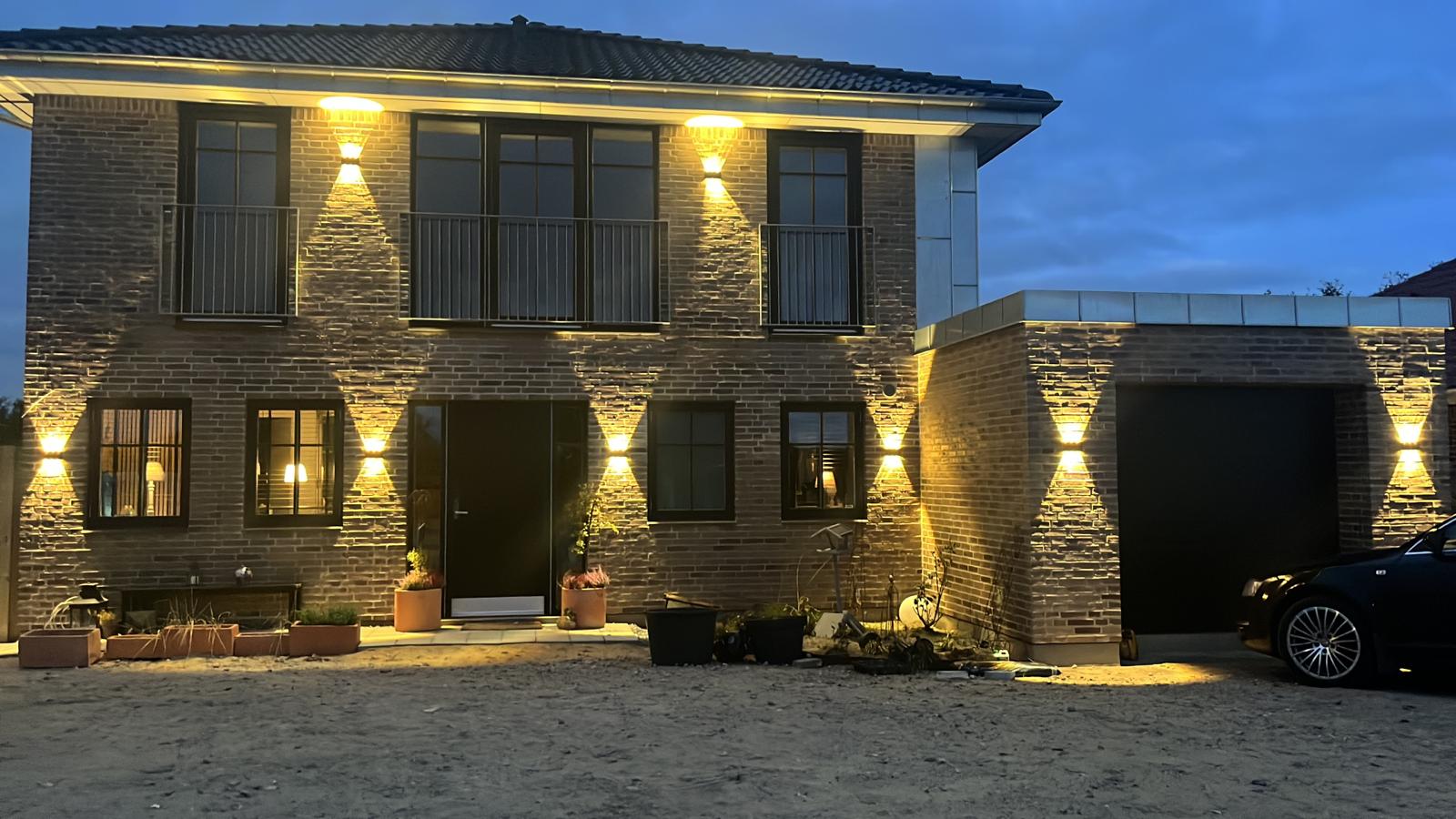 Ortelo 6W 17cm Vegglampe