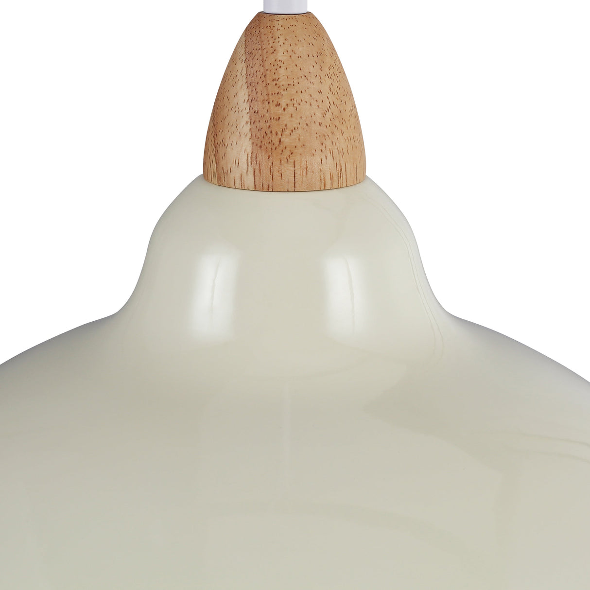 Oak Pendel Ø35 Glossy Vanilje