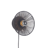Wave Vägglampa Ø20 Sort-Lampconcept.se